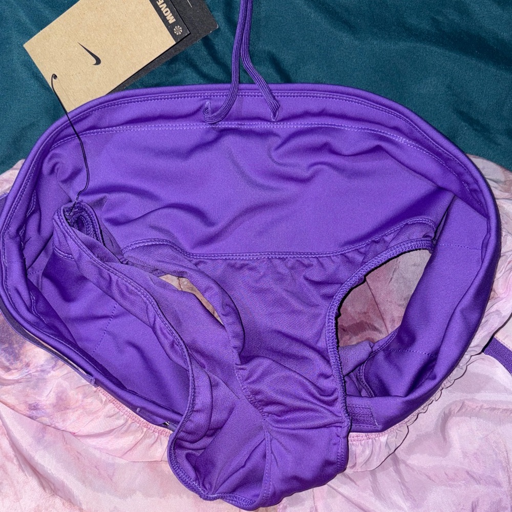 Nike Repel Trail Pink and Purple Active Shorts - Picture 7 of 8